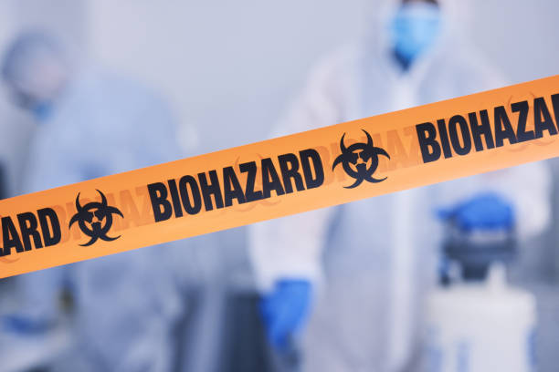 Professional Biohazard technician working in Walnut Creek, NC